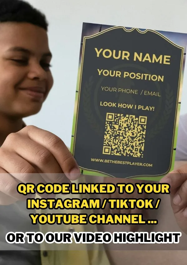 MOCKUP Talented Soccer Card